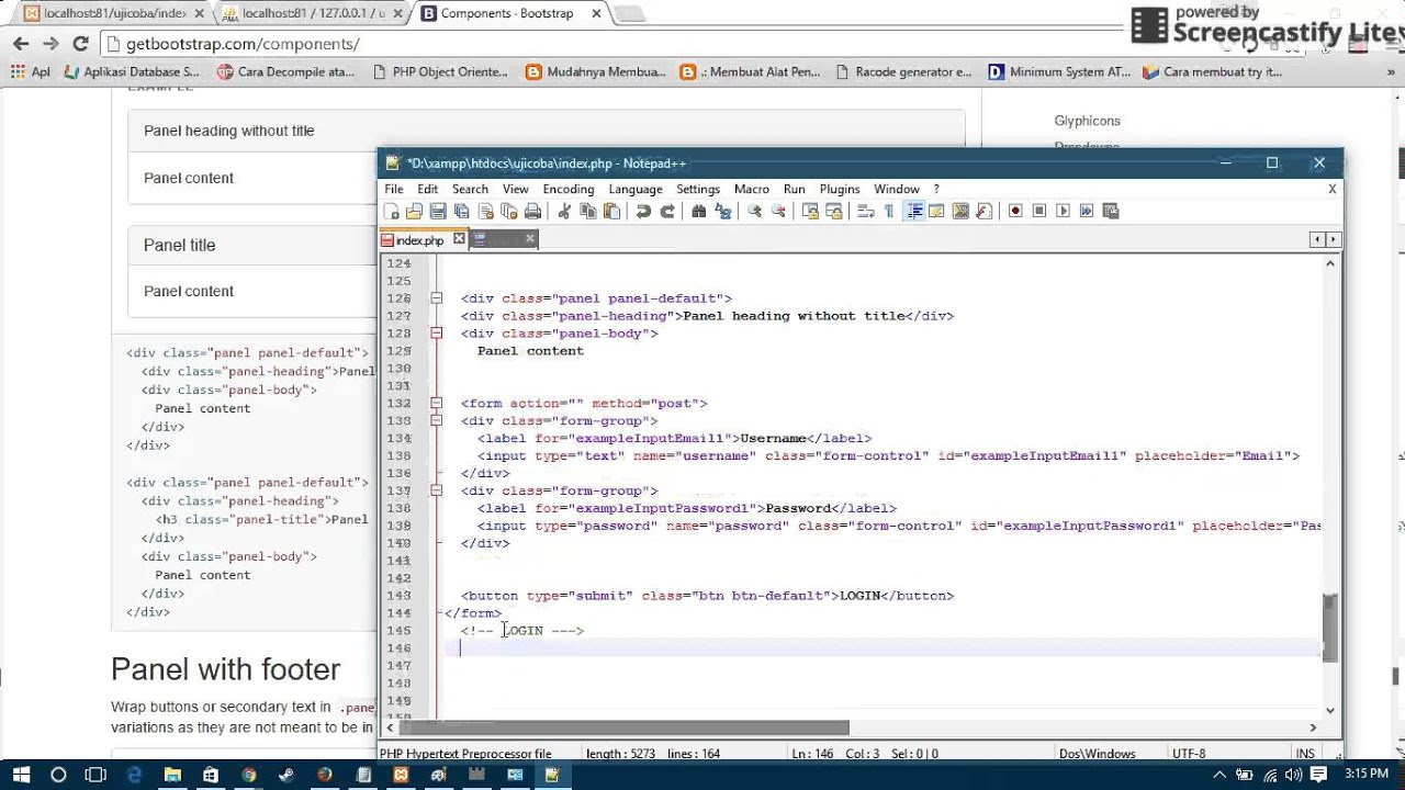MEMBUAT WEBSITE DENGAN HTML BOOTSTRAP MYSQL DAN PHP DARI AWAL DENGAN ...