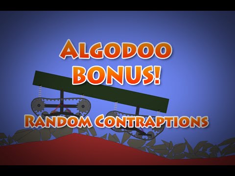 Algodoo BONUS! - Random Contraptions