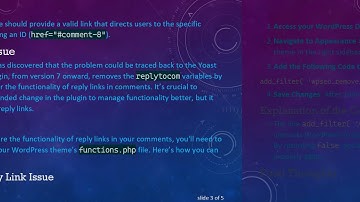 Fixing the Broken Reply Link Issue in WordPress Comments