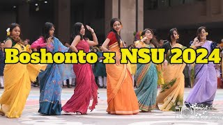 Boshonto x NSU 2024 || Boshonto Utshob in NSU #boshonto #Nsu #firiyedao