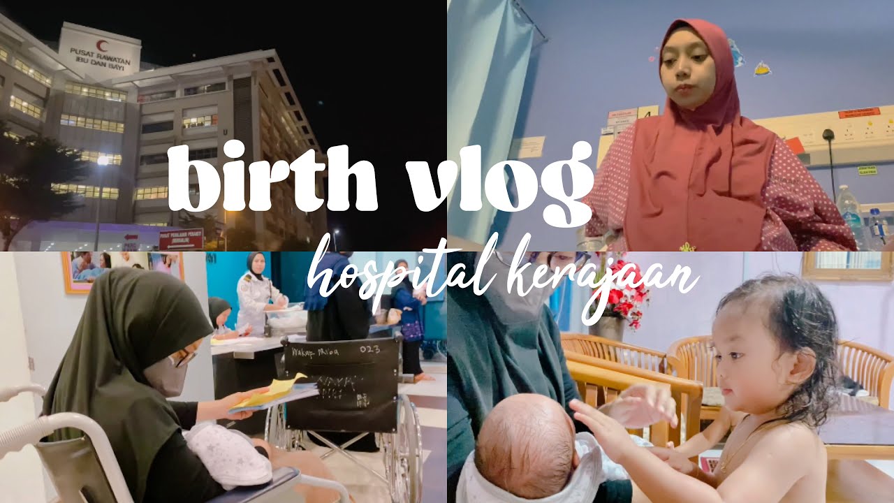 birth vlog | hospital kerajaan | dian keisha first time jumpa adik 🥹