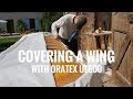 Covering a wing with ORATEX UL600