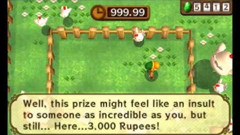 The Legend of Zelda. A Link Between Worlds - 999 Seconds in Cucco Ranch Endless Mode