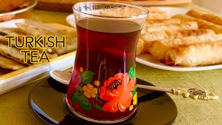 How to Make Turkish Tea | Turkish Tea with Double Teapot