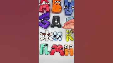 Paper Russian But Spanish Alphabet Lore #alphabetlore #shorts  #russianalphabetlore #abcsong