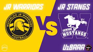 OSFL-U18AAA: Waterloo Jr Warriors at London Jr Mustangs [2026-05-16]