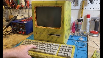 FIXING THE B KEY ON THE YELLOW MAC PLUS KEYBOARD