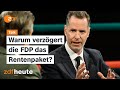 Hitzige Rentendebatte: Warum blockiert die FDP? | Markus Lanz vom 14. Mai 2024