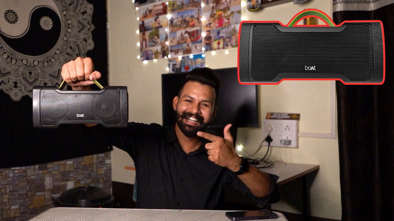 Unboxing Boat stone 1000 Best Bluetooth Speaker Under 3000? YouTube