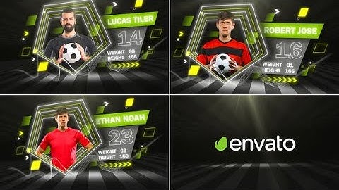 Soccer Team AFTER EFFECTS Template Videohive 32609832