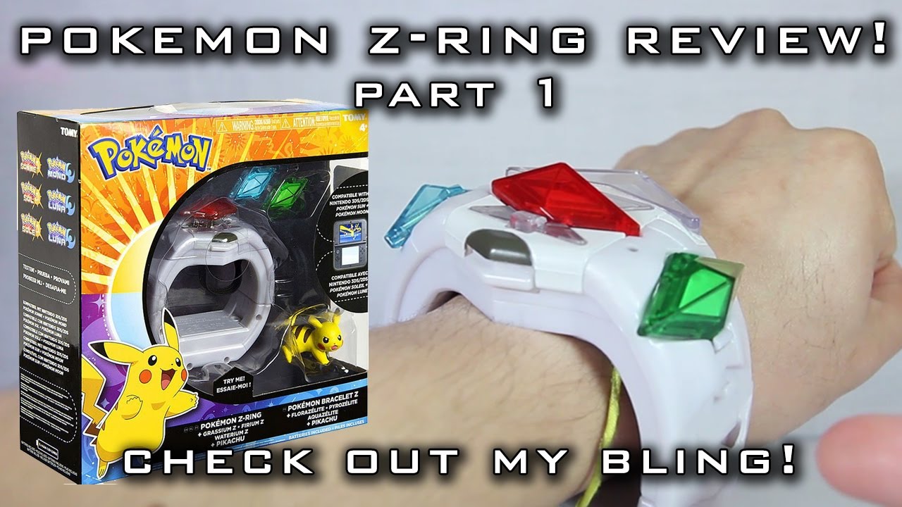 STL file POKÉMON Z RING (BRACELET) + Crystal + Mini Z Ring