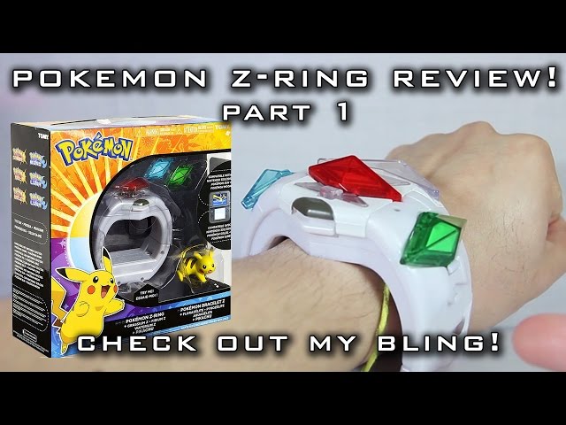 Pokemon Z Ring Review Part 1 - Bracelet Bling! 