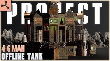 The Project - Group Offline Base - Strong BUNKERS - Simple to Build - RUST Base Designs