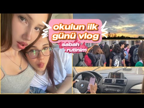 OKULUN İLK GÜNÜ VLOG! SABAH RUTINIM ~Destina Kaya