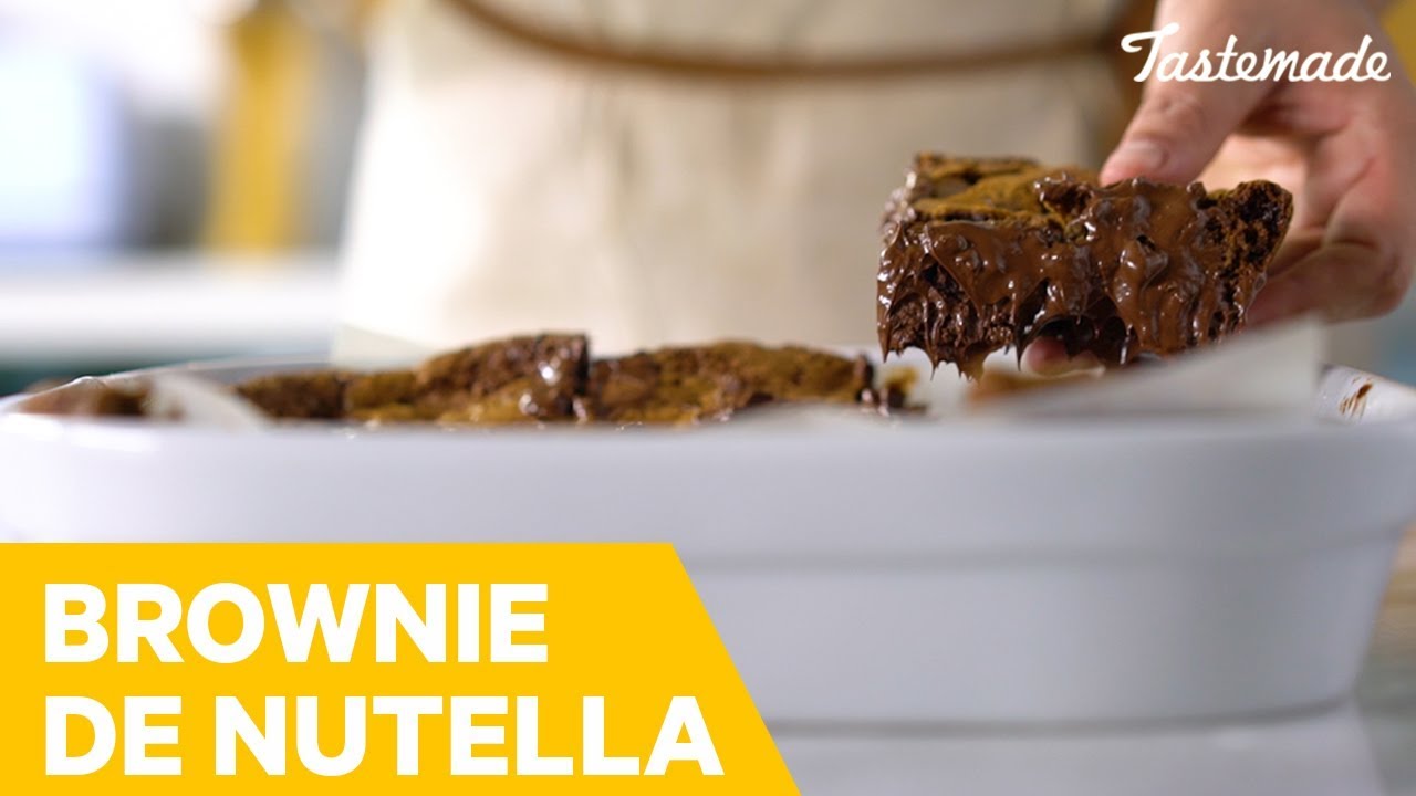 BROWNIE TRUFADO DE NUTELLA MELHORES RECEITAS TASTEMADE