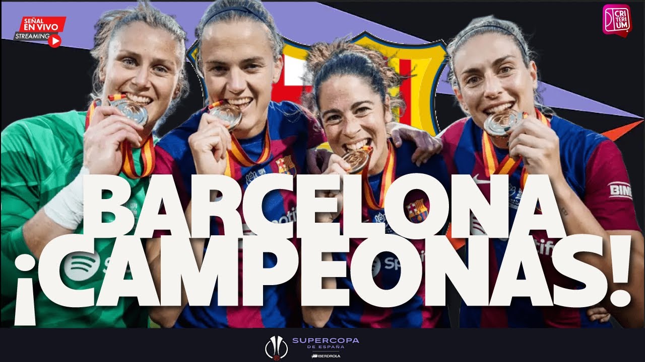 🔴 EN VIVO Fútbol Femenino | ⚪ REAL MADRID VS 🔵🔴 BARCELONA | Supercopa ...