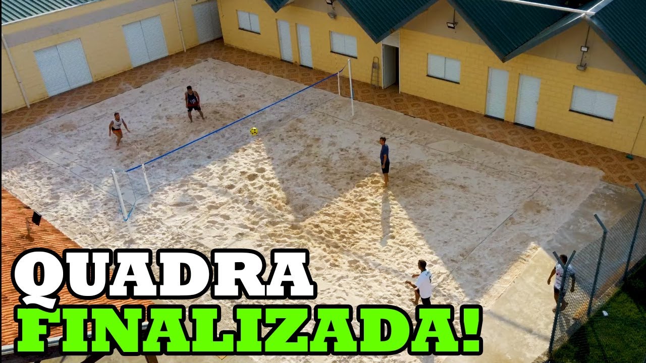 COMO FAZER UMA QUADRA DE FUTEVÔLEI E SUA DRENAGEM COMPLETA 2 !  - (Feat.IrmãosTarlei & Calebegrippi)