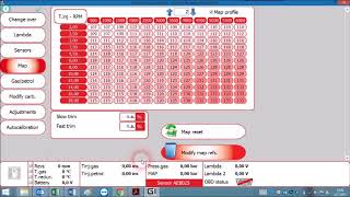 How to calibrate Gasitaly F5 (AEB) software screenshot 2