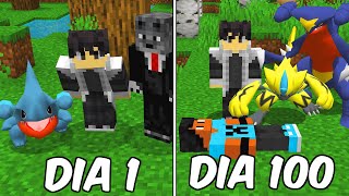 100 DIAS NO PIXELMON COM YOUTUBERS!