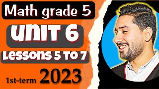 34 - Math grade(5) 2023 | unit 6 lessons 5 to 7 [ Numerical Patterns ]