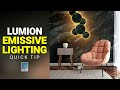 Lumion Render with Emissive Lighting - Quick Tip