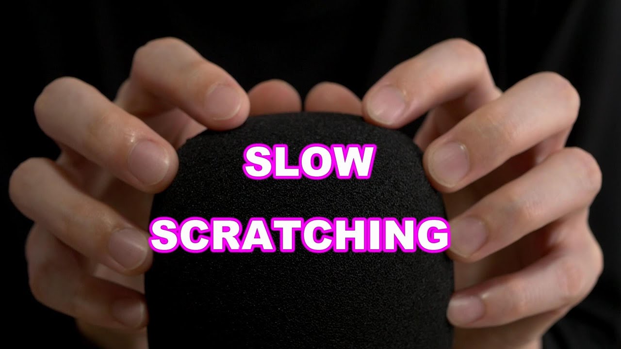 ASMR 1H Slow Mic Scratching Brain Melting no talking - YouTube