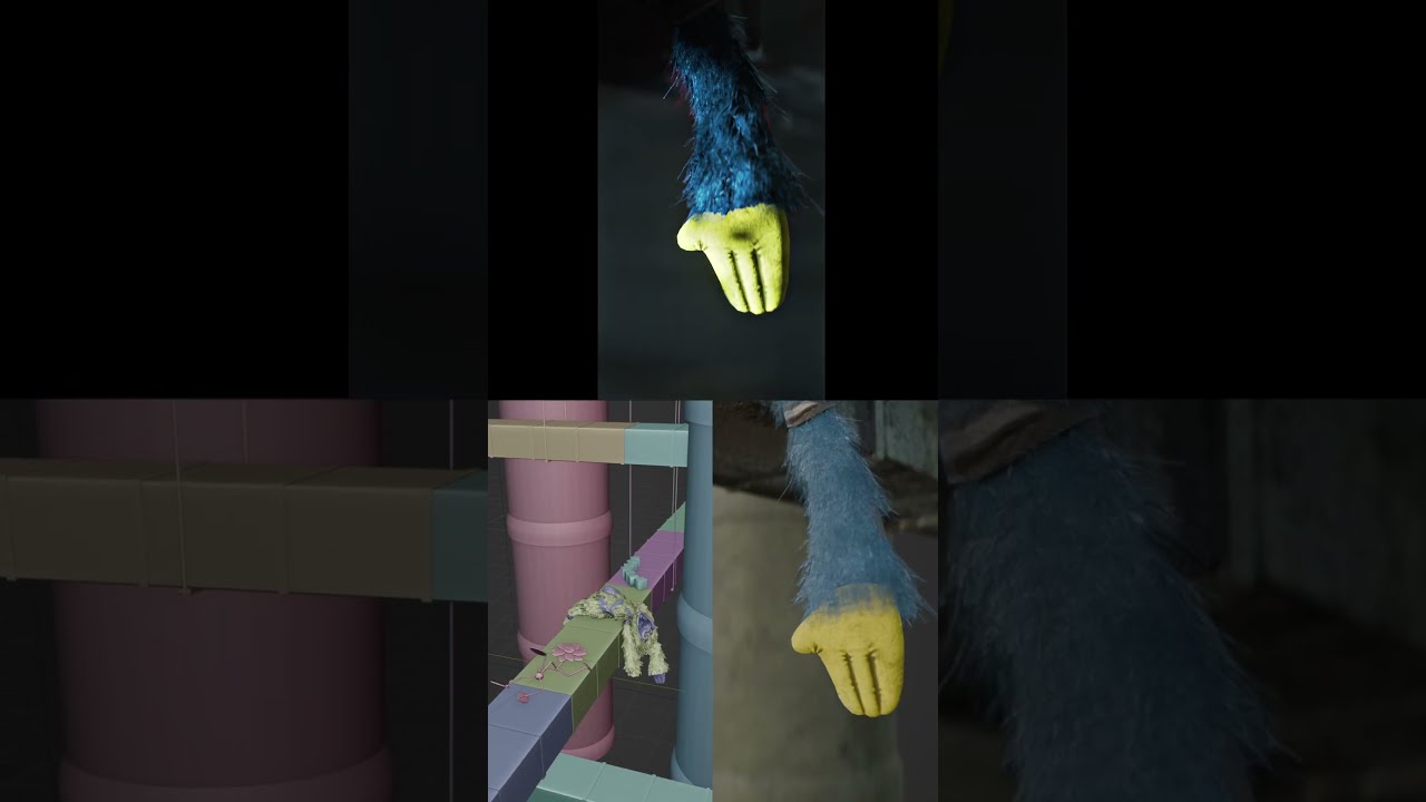 Huggy Wuggy Comback Animation Behind The Scenes Poppyplaytime Blender3d Meme