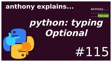 python typing: re.match and Optional (intermediate) anthony explains #115