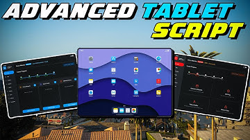 Advanced Tablet Script | Modern Tablet | SBF Tablet | QBCore/ESX | FiveM Tutorial #176