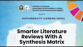 SLS 001 - Smarter Literature Reviews with a Synthesis Matrix