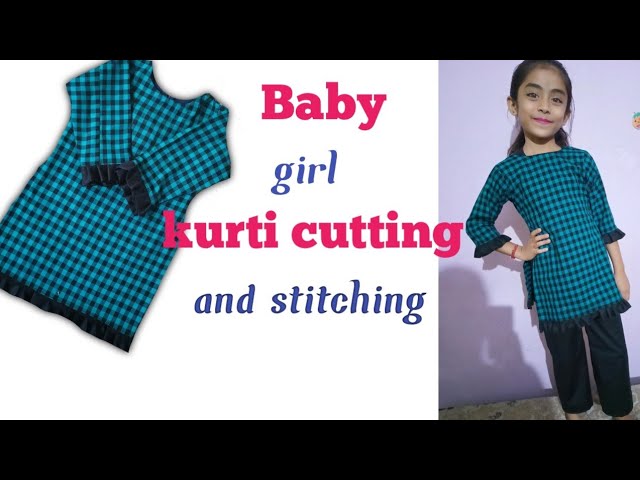 Angarkha Style kurti in 1.5 MTR fabric.Part 1 - YouTube | 50 blouse  designs, Salwar neck designs, Kurta neck design