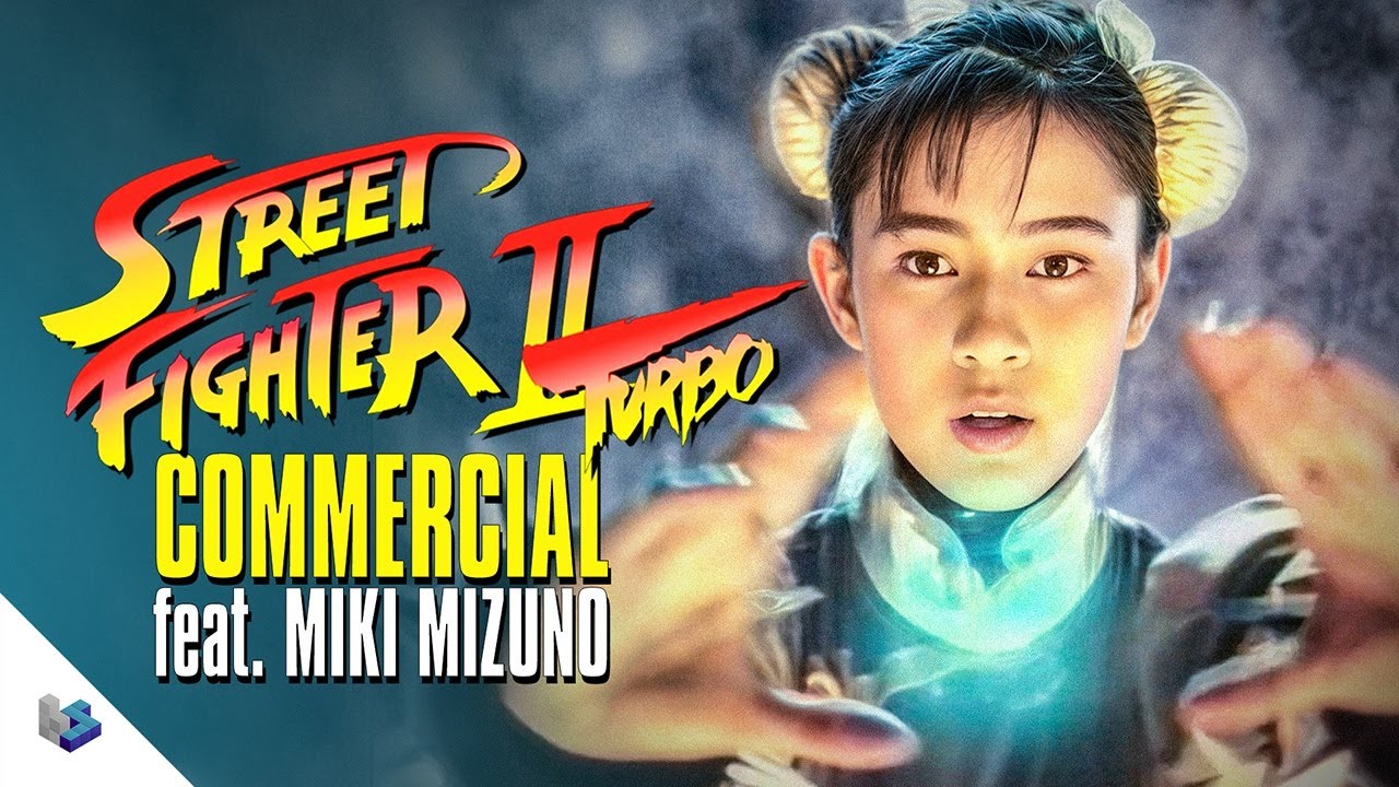 STREET FIGHTER II TURBO | 1993 Japanese Commercial feat. Miki Mizuno as ...