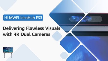 HUAWEI IdeaHub ES3, Delivering Flawless Visuals with 4K Dual Cameras