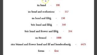 Numbers in Old English