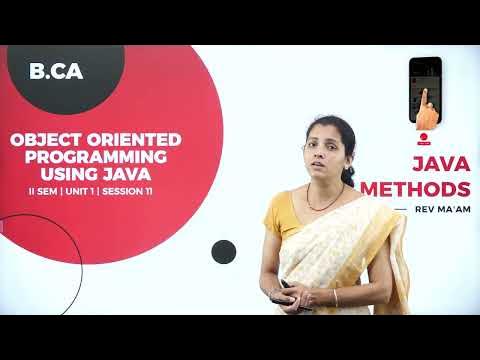 DAY 11 | OBJECT ORIENTED PROGRAMMING USING JAVA | II SEM | B.CA | JAVA ...