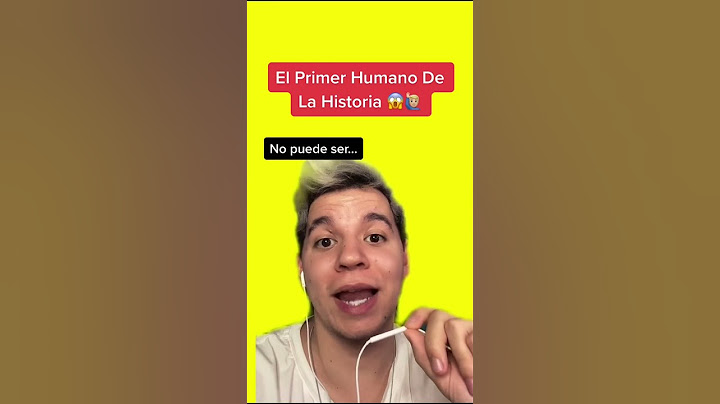 El Primer Humano De La Historia 😱 #shorts