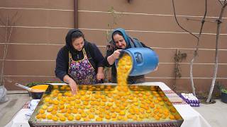 90 Yumurtadan Nəhəng tort hazırlayıb Süpürgəçilərə Payladıq