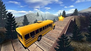 School Bus Driver Hill Climb - Android Gameplay HD screenshot 2
