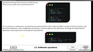 part 4 JS 2 3  Arithmetic operations