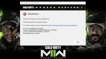 Easy ways to Fix DirectX | How to Fix Call of Duty Modern warfare 2 DirectX Error | 100% Working