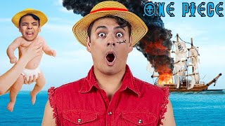 FROM BIRTH TO DEATH OF THE BEST PIRATE LUFFY  | CRAZY LIFE OF PIRATE KING LUFFY BY CRAFTY HACKS PLUS