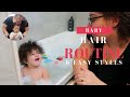 BABY CURLY HAIR ROUTINE + 6 SIMPLE HAIRSTYLES