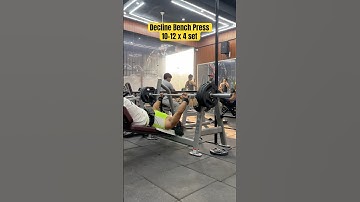 Decline Bench Press #shorts #ytshort #gymmotivation #chestday #chest #workout #exercise #wednesday