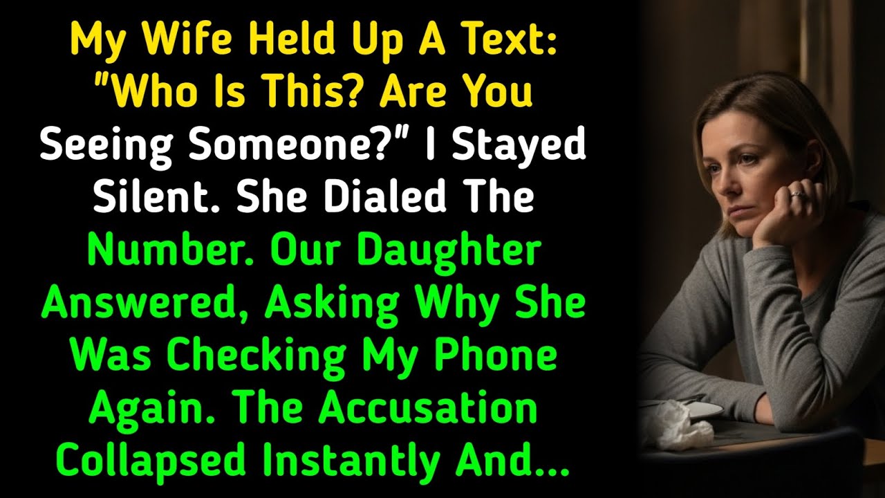 My Wife Held Up A Text: 