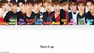 Wanna one - Burn it up (zona lyrics) subscriber