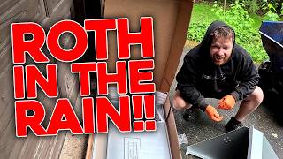 Underground Oil Tank Removal With an Outside ROTH Install