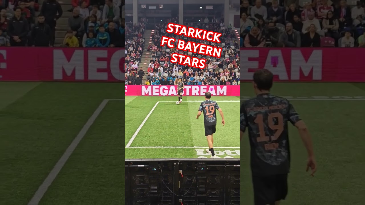 Telekom Dome. STARKICK mit FC Bayern München Stars 