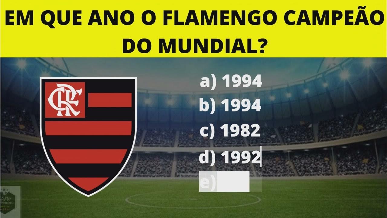 QUIZ DO FLAMENGO  QUIZ DE FUTEBOL 2022