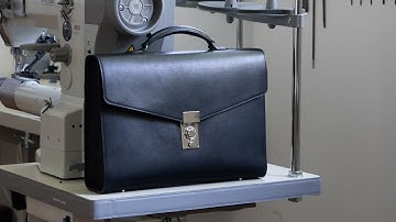 Making a Handmade Leather Briefcase | 최상급 풀 그레인 소가죽으로 서류가방(브리프케이스) 만들기