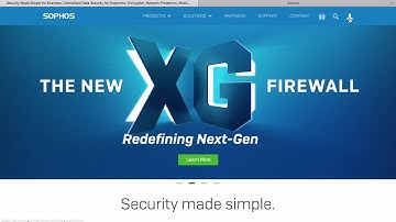 [Sophos XG Firewall] Getting Started: Firmware Update and Roll back